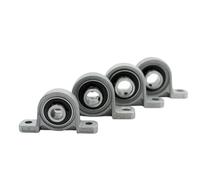 10/2pcs Zinc Alloy Diameter 8mm 10mm 12mm 17mm Bore Ball Bearing Pillow Block Mounted Support KP08 KP000 KP001 kp003 kp005(10Pcs,KP002 15mm)