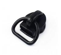 10/30/50Pcs D Ring 5# Zipper Head Pulls for Nylon Zip Tapes Sliders for Bag Repair Kit Replacement DIY Sewing for Purse, Clothes, Jeans, Luggage(Black01,30PCS_FORNYLON-NO5)