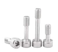 10/30/50pcs M2 M2.5 M3 M4 M5 M6 M8 SUS 304 Stainless Steel (A2-70) Hexagon Hex Socket Head Screws Anti-Loosening Bolts(30mm,M3-50pcs)