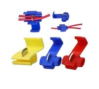 10/30/50PCS Quick Splice Wire Connector AWG22-18 Without Breaking Cable Insulated Crimp Electrical Terminals(Blue wire breaker,30PCS)