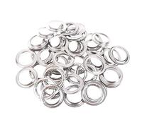 10/30/60 pairs Curtain Decorative Ring 4cm Inner Diameter Round Hole Assembled with a Press Accessories(Color:30pcs)