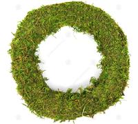 (10", 30) Padded Moss Effect Ring | Christmas Wreath Making Bases Frames Funeral Grave