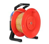 10-300M Portable Ruler Water Level Meter Sensor,Deep Well Water Level Gauge,with Fixed Stainless Probe and Steel Measuring Tape,Boreholes Measuring Tools for Water Well Repairers 15mm-300m (25mm