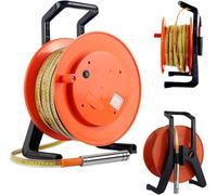 10-300m Stainless Steel Depth Gauge,Groundwater Measurement with Peak Display & Indicator Light, Accurate Water Level Indicator,Steel Ruler Water Level Meter 10m/33ft