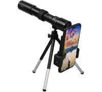 10-300X40 HD Monocular Telescope with Smartphone Adapter & Tripod, BAK4 Prism & FMC Lens, Portable High-Power Zoom, for Watching Landscapes Birds Wild Animals Concerts