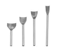 10-30mm Leather Craft Half-Round Cutter Punch Set, 45# Steel Fine Edge for Wallet Belt Strap Fillet Processing DIY Tool Kit