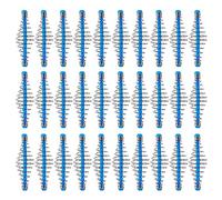 10/30pcs Fishing Feeder Bait Cage Spring Coil Inline Method Metal Thrower Tackle Easy to Use Spring Feeder Lures for Carp Catfish Easy Installation