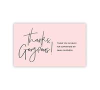 10-30pcs Thank You Cards With Flower Design For Small Business Exquisite Appreciation Card Gift Decoration 9x5.4 CM(Color-15,30PCS)