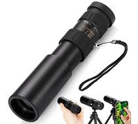 10-30x25 Monocular Telescope with BAK4 Prisms & FMC Lens, Zoom Monocular with Smart Phone Adapter Tripod, Portable Mini High Definition Monoculars for Bird Watching Traveling Hunting