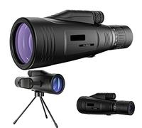 10-30x50 Monocular Telescope with Smartphone Holder Tripod for Adults, HD Waterproof Portable Lens Prism Monocular Scope with Clear for Bird Watching Hunting Hiking Travel