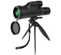 10-30x50 Portable Zoom Monocular Compact Telescope BAK4 Prism FMC Lens Monoculars with Tripod for Adult Bird Watching, Outdoor Hunting, Travel, Sightseeing O Monocular Telescope