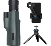 10-30x50 Zoom HD Telescope Monocular Camping Powerful Night Vision Telescope With Tripod Phone Clip For Watching Bird Hunting Binoculars (Green 1)