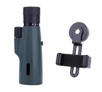 10-30x50 Zoom HD Telescope Monocular Camping Powerful With Tripod Phone Clip For Watching Bird Hunting Binoculars(Green A)
