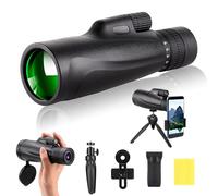 10-30X50 Zoom Monocular Telescope for Adults - High Power Compact Monoculars with BAK4 Prisms and FMC Lens - Dual Focus Monocular Waterproof Telescope for Birdwatching Hiking Traveling Hunting Concert