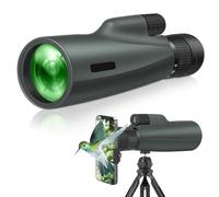 10-30x50 Zoom Monocular Telescope for Adults - High Power HD Monocular with Tripod & Adapter, Rubber Armor,Waterproof Large Objective Monoculars - for Opera, Bird Watching, Hiking,Travel