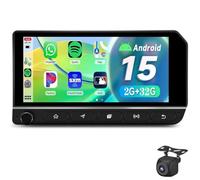 10.33 Inch Android 15 Car Radio For Jeep Wrangler JK 2007-2016 Touchscreen HD Stereo Bluetooth Head Unit With GPS WiFi Wireless Carplay Android Auto RDS FM Mirror Link Rearview Ca(Color:4-Core 2+64G)