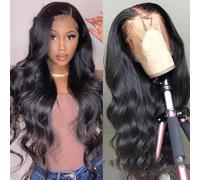 10-36Inch Long Body Wave Wigs Brazilian Transparent Lace Front Human Hair Wigs For Black WomenHuman Hair 4x4 Lace Wigs-13x4 Lace Wig-34inches-150%