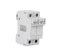 10 * 38mm High Voltage Solar PV 2P Parallel DC Fuse Holder 1000V With PV Fuses 1000V 25A For Solar System Protection(20A)