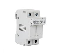 10 * 38mm High Voltage Solar PV 2P Parallel DC Fuse Holder 1000V With PV Fuses 3A-25A 1Pcs(3A)