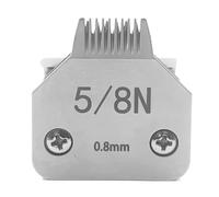 10#3F#4F#5F#7F# Detachable Pet Dog Grooming Clipper Carbon Steel Sharp，Compatible For Andis, Compatible For Wahl(5 8N-0.8mm)