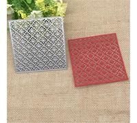 10.3x10.3cm Square Mesh Flower Metal Cutting Dies Mold Label Tag Scrapbook Paper Card Making Craft,Die Cuts Stencils Template
