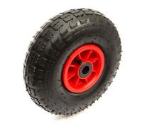 10" 4.10 To 3.50-4 Caravan Jockey Wheel 20mm Bore Bent Valve