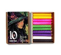 10 4" (10cm) Beeswax Spell Candles Set (Ostara)