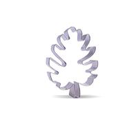 10.4 cm Tropical Leaf Cookie Cutter - 1 Piece - Stainless Steel