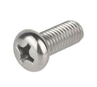 10/40pcs M2 .5 M3 M4 M5 M6 M8 A2 304 Stainless Steel Cross Round Pan Head Screw Bolt Dia 2 3 4 8mm Length 3-100mm(100mm,M8 10pcs)