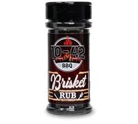 10-42 BBQ Brisket Rub | All-Natural Spice Seasoning for Steak, Rib, Beef Brisket | Barbecue Meat Seasoning Dry Rub | BBQ Rubs and Spices for Smoking and Grilling | No MSG, 5.5.oz Bottle