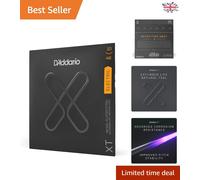 10-46 Regular Light Guitar Strings - D'Addario XT Nickel Coated for Natural Feel