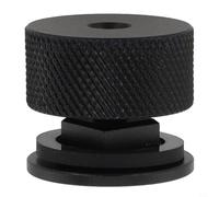 10.4mm Aluminum Welding Hood Fasteners for Pipeliner Helmet, For Replacement Screws with Oxidation Treatment, Silver Black Red Gold Options for Off-Roading Gear(Black)