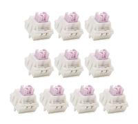 10/4PCS JWICK JWK Linear Milk 5 Pin 67g Bottom Force Switches Set 50M Clicks Shaft Customized