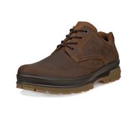 Ecco Men's Rugged Track Shoes – Waterproof Leather, Camel Brown, Size 7.5–12.5