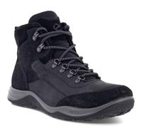 (10.5-11 UK, Black) ECCO Mens Espinho Fluidform Water-Repellent Hiking Walking Boots - Black
