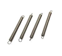 10/5/3/2Pcs Wire Diameter 0.5mm, OD3mm~7mm SUS304 Stainless Steel Tension Spring Hook Cylindroid Helical Pullback Extension Coil(15mm (10Pcs),5MM_0.5MM)