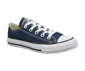 (10.5) Converse C. Taylor All Star Youth OX 3J237C Kids Navy Blue plimsolls