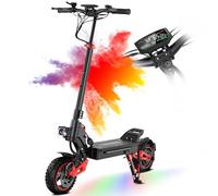 10.5'' Electric Scooter Adult,45-55km Range,Foldable Pure Scooters 48V 18Ah Battery, Double Braking System Shock Absorption All Terrain Electric Scooters for Adults Teens Gift,150kg Load