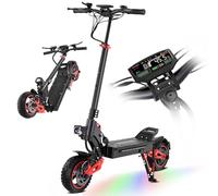 10.5'' Electric Scooter,Electric Scooters Adult,45-55km Range,Foldable Pure Scooters, Double Braking System & Shock Absorption All Terrain Offroad Escooters for Adults and Teens