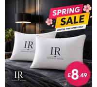 (10.5, Firm Deluxe Pillow Pair) Anti Allergy Duvet Tog 10.5, 13.5 Feel Likes Down