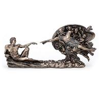 10.5" Genesis The Creation of Adam Statue God and Man Sculpture