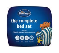 10.5 Tog Complete Bed Set - Duvet, Pillows & Mattress Protector White