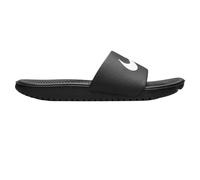 (10.5 UK Child, All Black) Nike Childrens/Kids Kawa Single Strap Flat Slides
