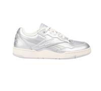 (10.5 UK, Silver) Reebok Mens BB 4000 II Metallic Leather Trainers