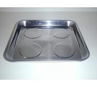 10.5" X 11.5" Stainless Steel Magnetic Parts Tray