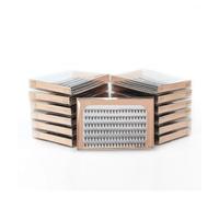 10/50/100 Boxes 10D Cluster Eyelashes,Thick Individual Eyelash Extension Eyelashes Bunches Professional Makeup False Eyelashes (Color : 10 boxes, Size : C_8MM_0.07MM)