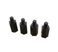 10/50/100 Pcs Male to Female Nylon Standoff M3 Black PCB Nylon Standoff Spacer Column Plastic Spacing Screws(50PCS_M3X6X6)
