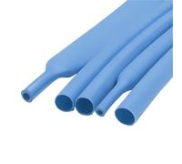 10/50/100M 3:1 Heat Shrink Tube With Glue Thermoretractile Shrinkable Tubing Dual Wall Ratio Adhesive Lined 2.4-25.4mm(Blue,3.2MM_50M)