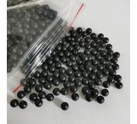 10/50/100Pcs Black Solid Rubber Ball Bouncy Balls Round Spheres Dia 2mm to 20mm for Training Exercise Massage(10pcs,20mm)