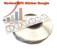 10/50/100Pcs Boost Review NFC Sticker Google Google Review NFC Sticker Increase Your Reviews Google Tap To Review Cards NFC Tag 10Pcs